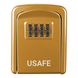 Антивандальный настенный мини сейф uSafe KS-08 для ключей, с кодовым замком, Золотой 7700 фото 2
