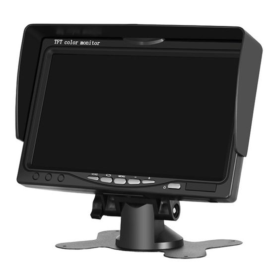 Автомобильный монитор 7” для камеры заднего вида Podofo R0009, 1024х600, авиационный разъем 4-pin, 12 В 7701 фото