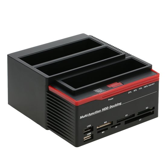 Док-станція для жорстких дисків з картрідером Addap WLX-893U | Зовнішня кишеня SATA + IDE 2,5"/3,5" 7604 фото