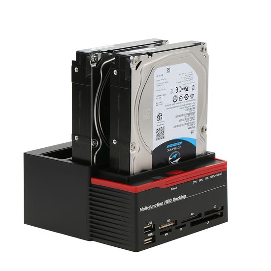 Док-станція для жорстких дисків з картрідером Addap WLX-893U | Зовнішня кишеня SATA + IDE 2,5"/3,5" 7604 фото
