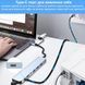 Мультифункціональний USB type-C хаб для ноутбука Addap MH-15D | розгалужувач 7в1: USB 3.0, USB 2.0, Micro SD, Type-C, PD 1125 фото 5